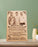 The Modern Art  Personalized Laser Engraved Wooden Photo