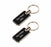 Personalized Premium Metal Key Chain With Name Engraved, Black Finish  (Pack Of 2)