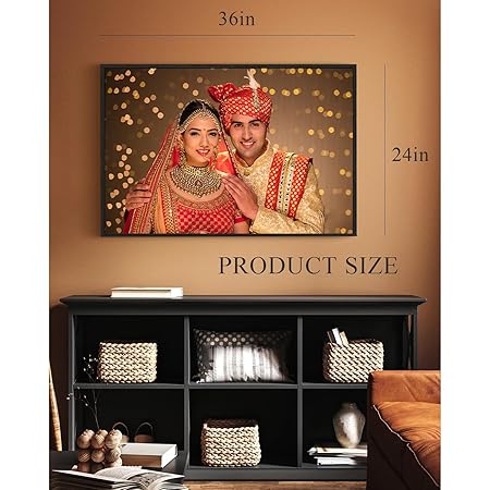 Cool Gifts Personalized Custom Canvas Prints: Photo On Framed Canvas Transform Your Photos into Stunning Framed Wall Art Digitally Printed Photo To Canvas Ideal for Home Decor Gifts