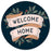 Cool Gifts Welcome Home Round Wall Hanger | Art Livingroom | Decoration Wooden Items | Wood Design Artworks Hangings Ornaments Modern Decor