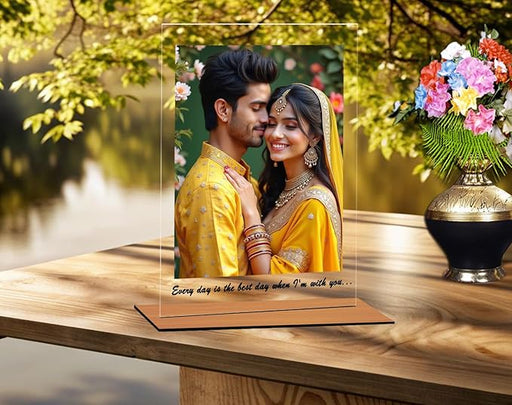Personalized Customised Acrylic Photo Frame with Stand