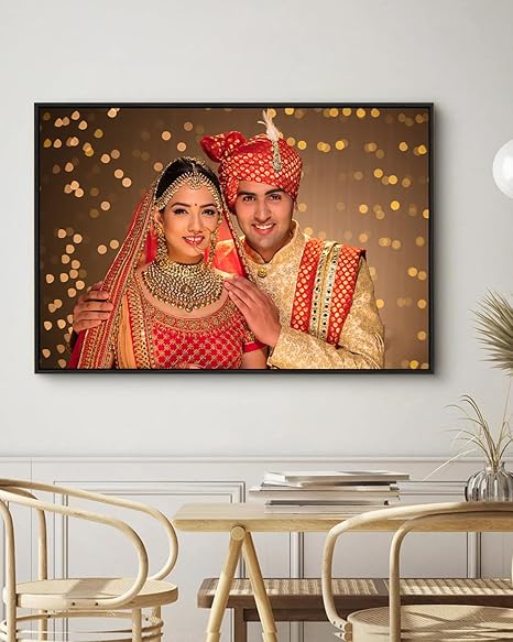 Cool Gifts Personalized Custom Canvas Prints: Photo On Framed Canvas Transform Your Photos into Stunning Framed Wall Art Digitally Printed Photo To Canvas Ideal for Home Decor Gifts