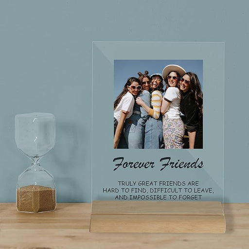 Amazingily Customized Photo and Text Message With Wooden Stand | Personalised Printed Photo Frame