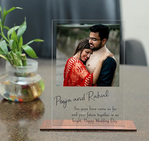 Personalized Customised Acrylic Photo Frame with Stand