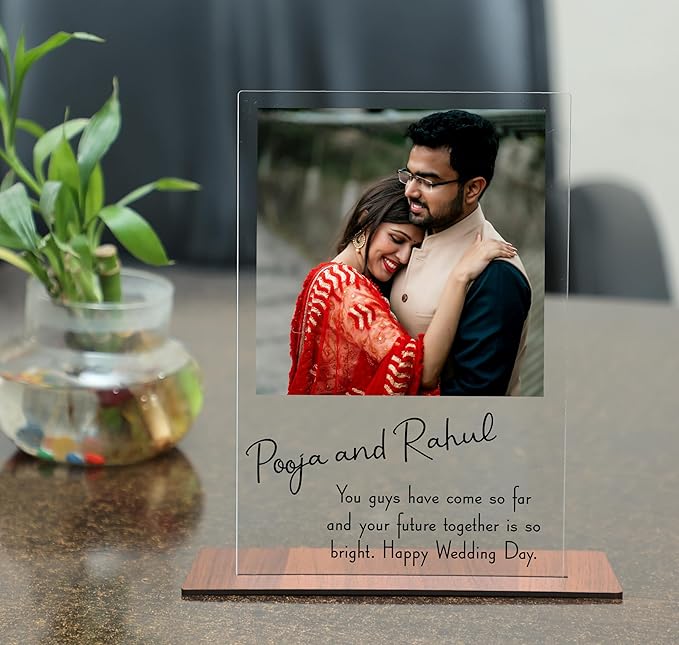 Personalized Customised Acrylic Photo Frame with Stand