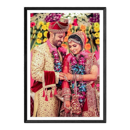 Customized Photo Frames With Photo Upload, Personalised Wall Room And Home Decor Gift (Portrait (Landscape) Engineered Wood, 20 x 14 Inch