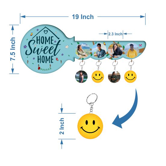 Photo Keyholder with Keychains