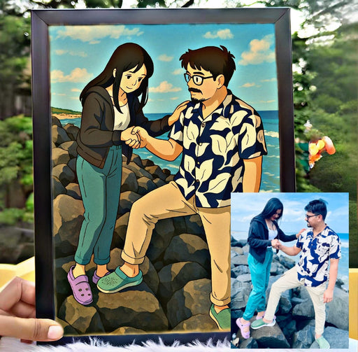Ghibli Art Photo Frame